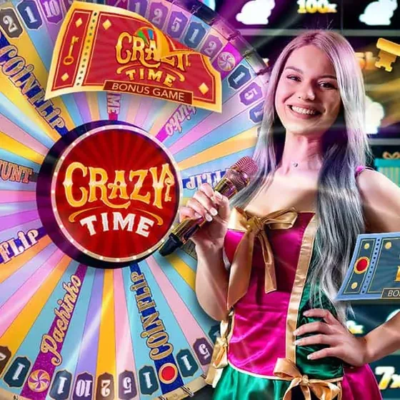 Crazy Time live game show by Evolution